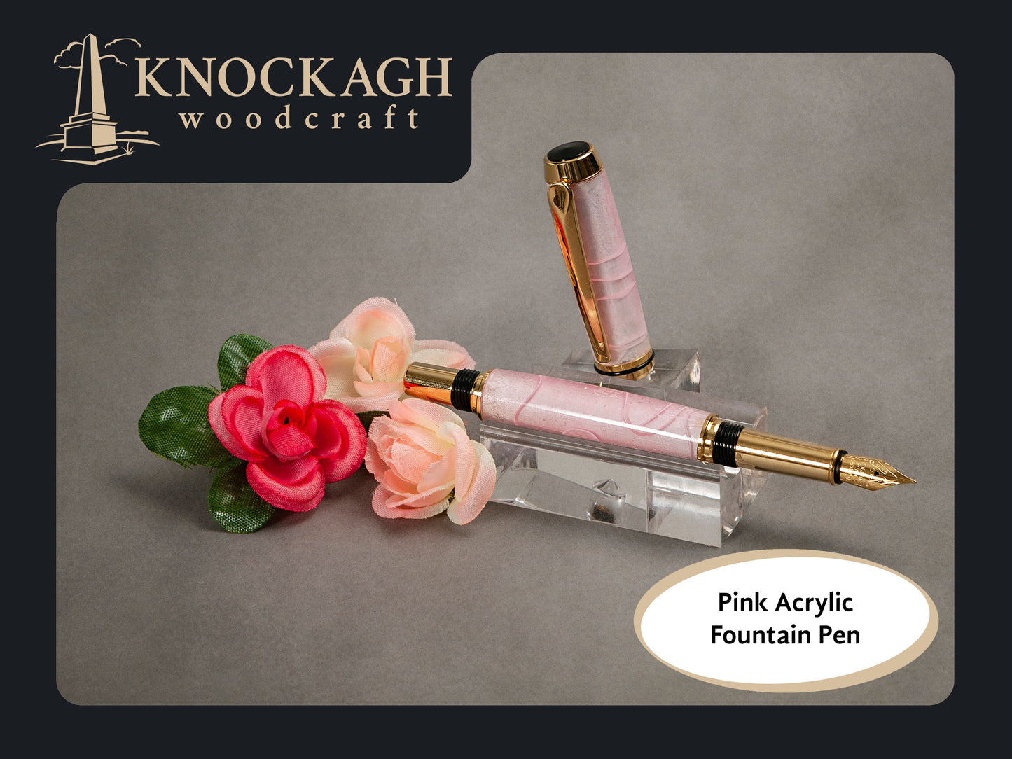 Pink Acrylic Fountain Pen